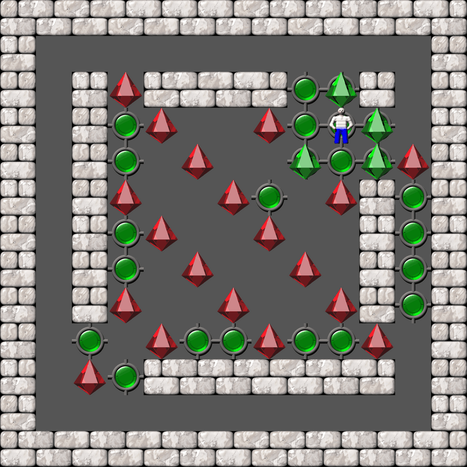 Sokoban Ghislain Martin Arranged level 74